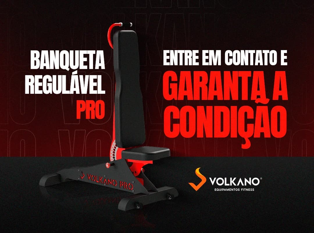 Banqueta Regulável PRO — entre em contato e garanta a condição